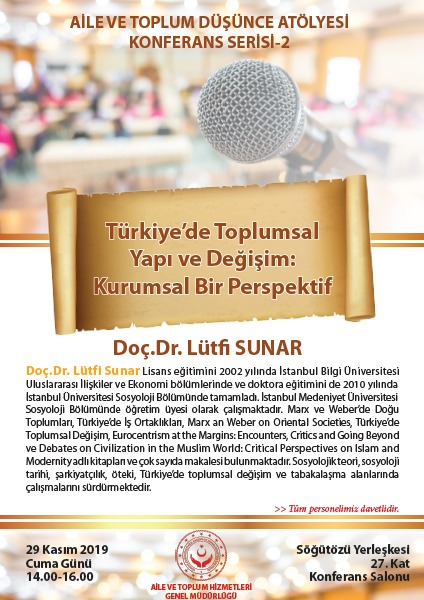Türkiye'de Toplumsal Yapı ve Değişim: Kurumsal Perspektif
