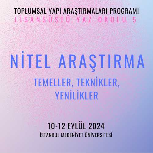 LYO V: Nitel Araştırma: Temeller, Teknikler, Yenilikler